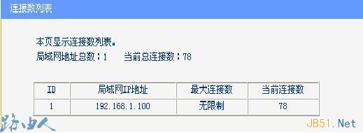 路由器中的连接数限制功能的作用介绍2