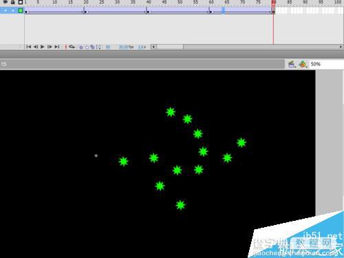 flash制作绚丽星空的动画7