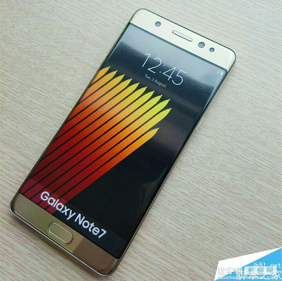 三星Note7真机高清图赏:金色版超酷1