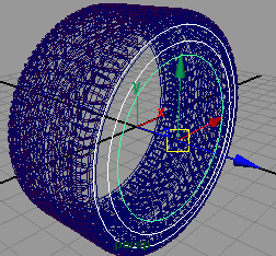 Maya Nurbs 建模命令制作汽车轮胎22