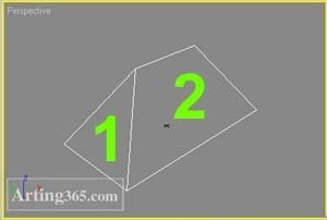 3d max教程：用poly方法制作有瓦的房顶10