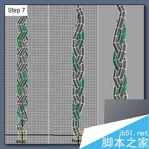 MAYA制作精美的绞编手链建模教程8