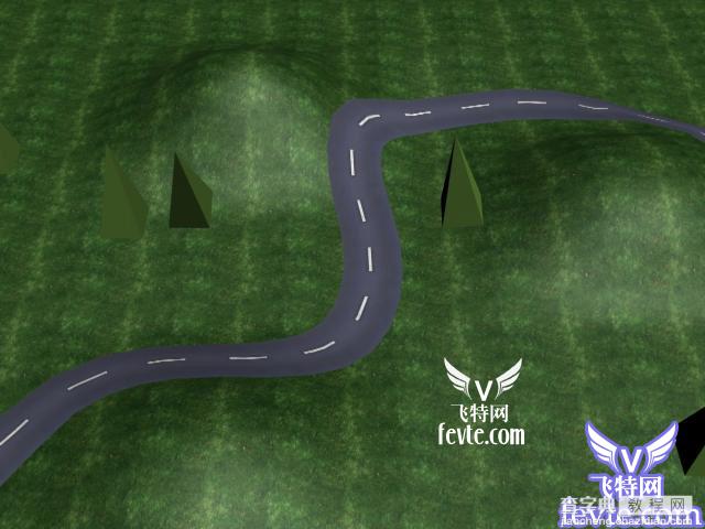 3DSMAX蜿蜒的山路建模制作1