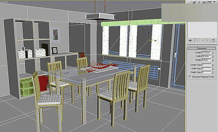 3DSMAX制作室内餐厅效果图19