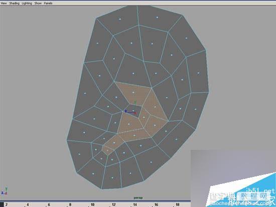 MAYA多边形工具建模一个逼真的人物耳朵4