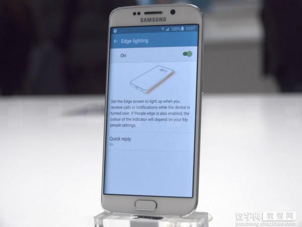 [动图]双曲面屏Galaxy S6 Edge能做什么？双曲面屏幕功能一览4