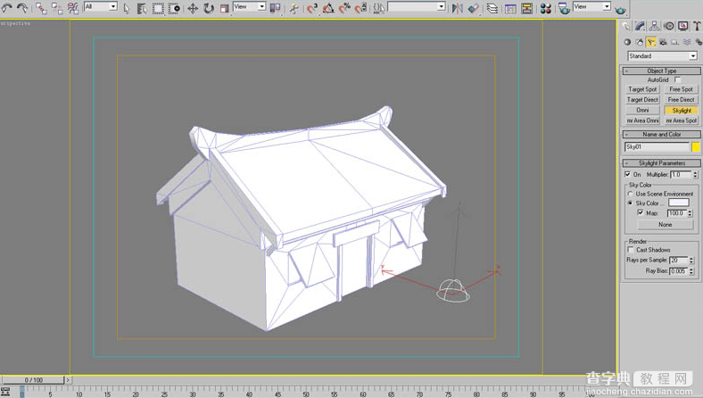 3DMAX制作网游烘焙材质方法及技巧介绍7