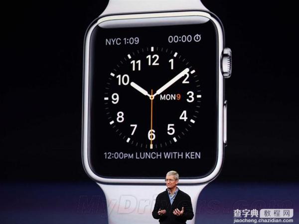 苹果Apple Watch为什么选择10点09分?1