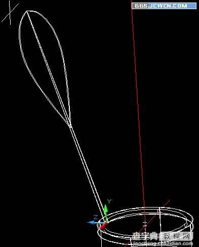 AutoCAD三维建模教程：制作逼真的立体羽毛球13