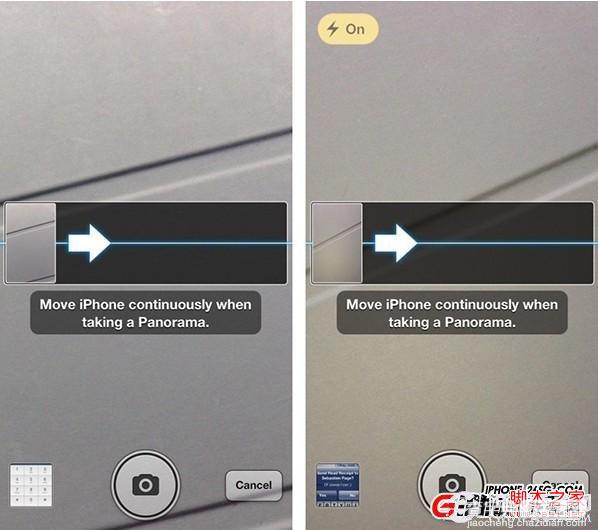 iPhone5全景拍摄时无法使用闪光灯问题解决方法1