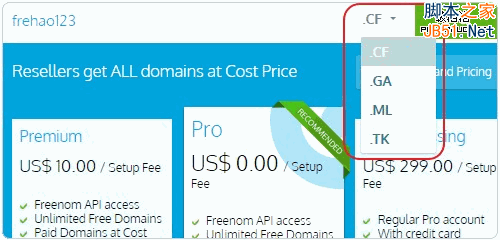 Freenom免费域名.TK、.CF、.ML、.GA注册及使用方法2