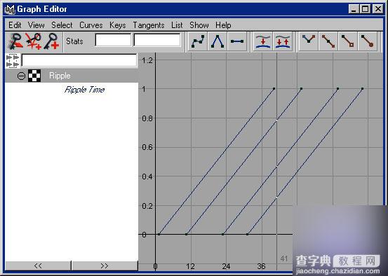 Maya简单制作逼真的水涟漪效果7