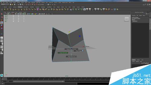 Maya2015对称编辑模型和焊接模型基础功能介绍21