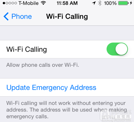 iOS8 beta3隐藏功能 WiFi通话功能中国通用1