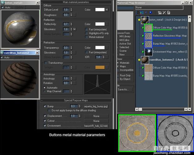 3DSMAX材质贴图教程：制作逼真的卡通船长16