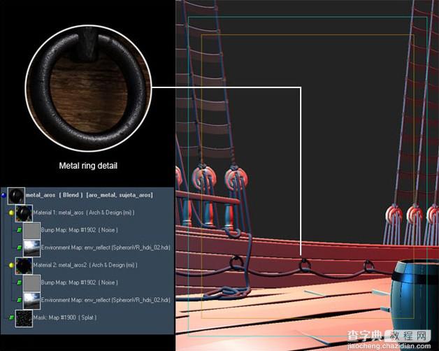 3DSMAX材质贴图教程：制作逼真的卡通船长23