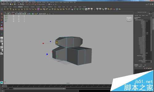 Maya2015怎么使用多边形挤压编辑?8