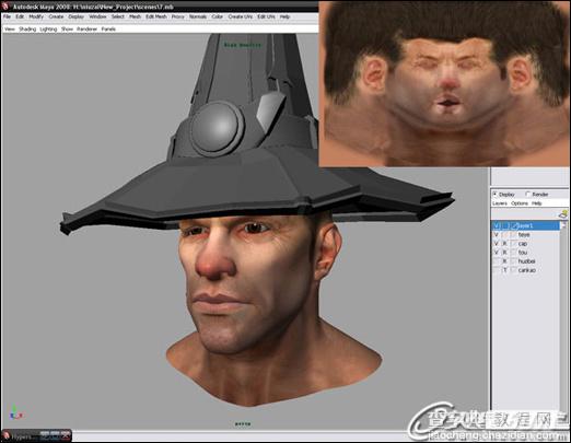 MAYA结合Zbrush制作真实的战争英雄人物教程19