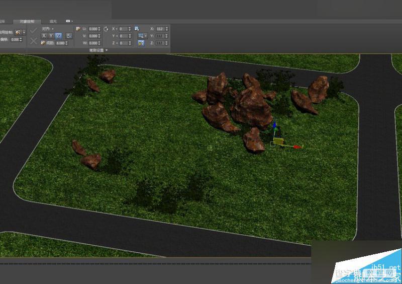 3DMAX用石墨工具制作逼真的景观地形方法5