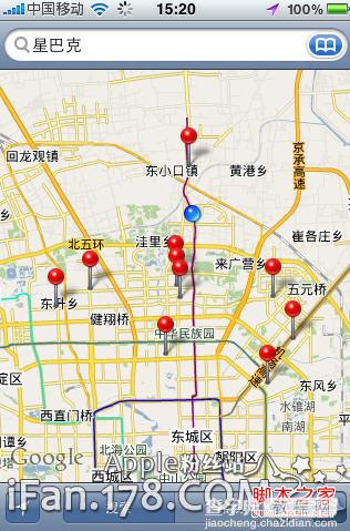 iphone怎么看地图(Google map)5