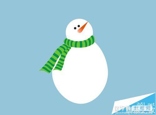 Coreldraw怎么设计带有可爱雪人的圣诞贺卡?4