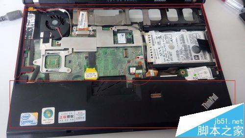 thinkpad X200笔记本开机Fan Error怎么拆机给风扇清灰?4