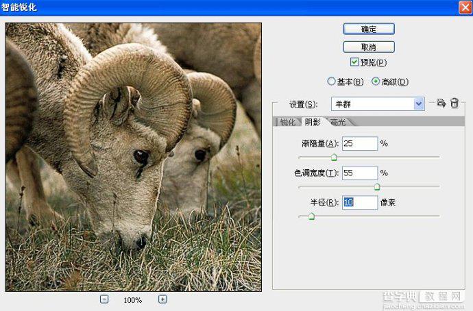 photoshop锐化技术知识学习20