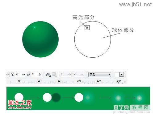 CorelDraw(CDR)制作绿色可爱的卡通龙方法教程6