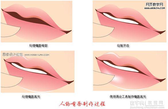 Coreldraw 绘制卡通矢量漂亮女孩10