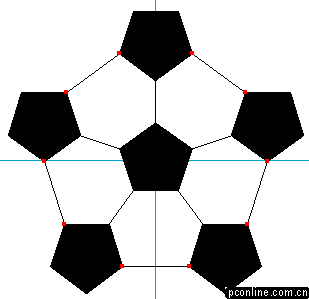 FreeHand实例教程：绘制一个立体足球8