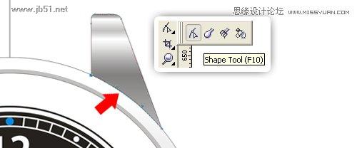 CorelDraw(CDR)设计绘制超真实的有质感的手表实例教程36