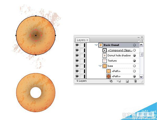 Illustrator创建可爱美味的4种甜甜圈6