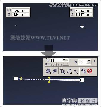 CorelDRAW实例教程：绘制随风飘舞的花瓣和月圆之夜飞逝的流星14