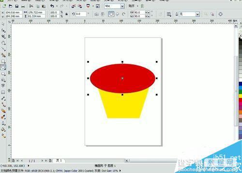 CDR多边形工具组绘制粮仓方法图解6