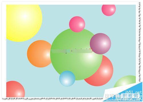 CDR怎么简单绘制五彩缤纷的泡泡?1