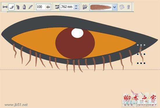 CorelDRAW(CDR)设计绘制矢量抽象人物装饰画实例教程14