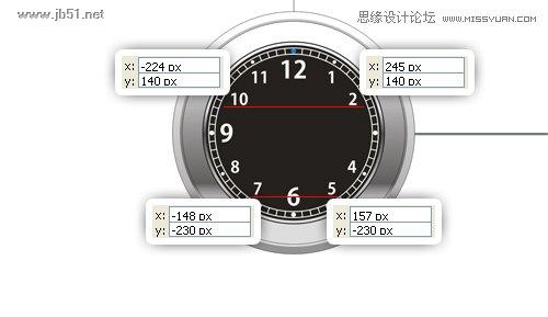 CorelDraw(CDR)设计绘制超真实的有质感的手表实例教程19