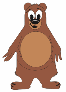 CDR绘制可爱的卡通熊实例教程1