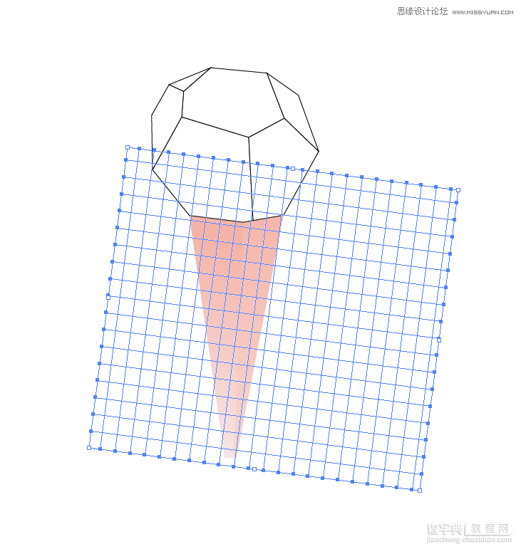 Illustrator绘制可爱的3D多边形纸艺效果的雪糕11