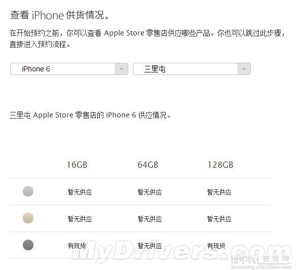 第二轮国行iPhone 6预约自提货源一览：最不受待见的是它1