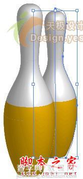 AI绘制立体保龄球瓶29