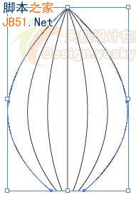 Illustrator(AI)设计制作规则形变过渡线(中间线)的两种技巧实例教程10