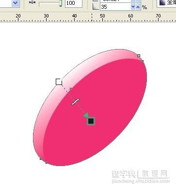 CDR简单绘制质感标志步骤详解6