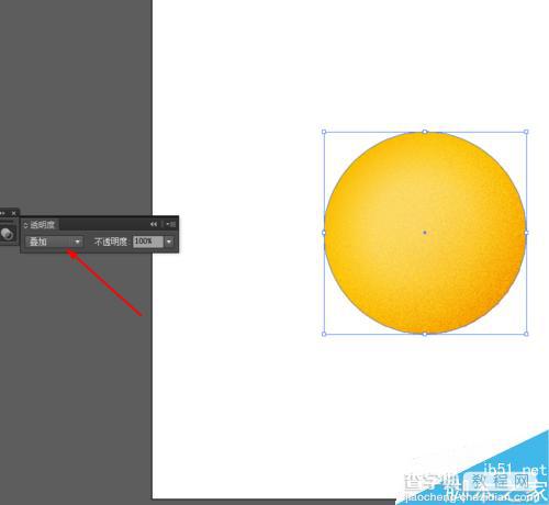 Ai绘制金黄色的渐变效果的圆形5