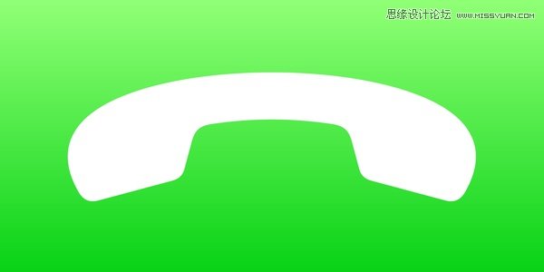 iOS 7电话图标实例解析Illustrator绘制复杂光滑曲线技巧4