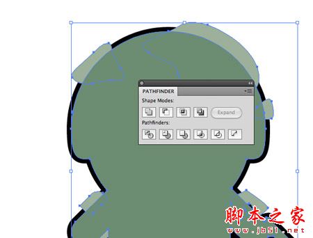 AI绘制卡通士兵图标26