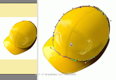 illustrator cs绘制超酷的黄色钢盔教程7