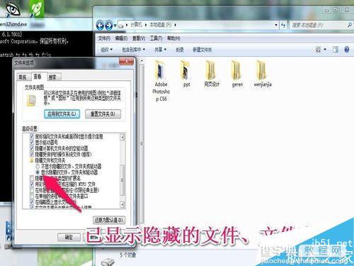 电脑里的文件怎么绝对隐藏起来让别人看不到?8