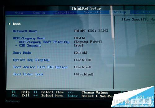 ThinkPad E430安装系统不能从光驱启动该怎么办?5