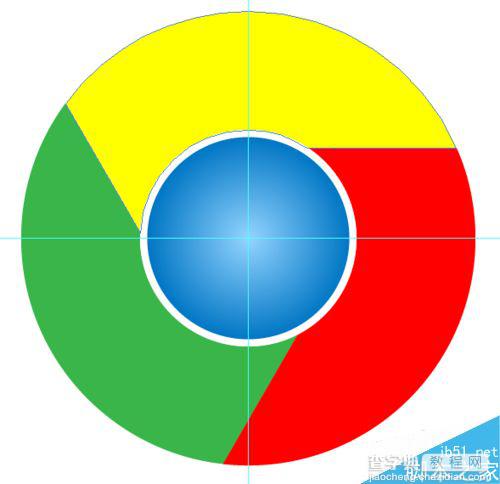 AI利用路径查找器绘制谷歌浏览器图标20